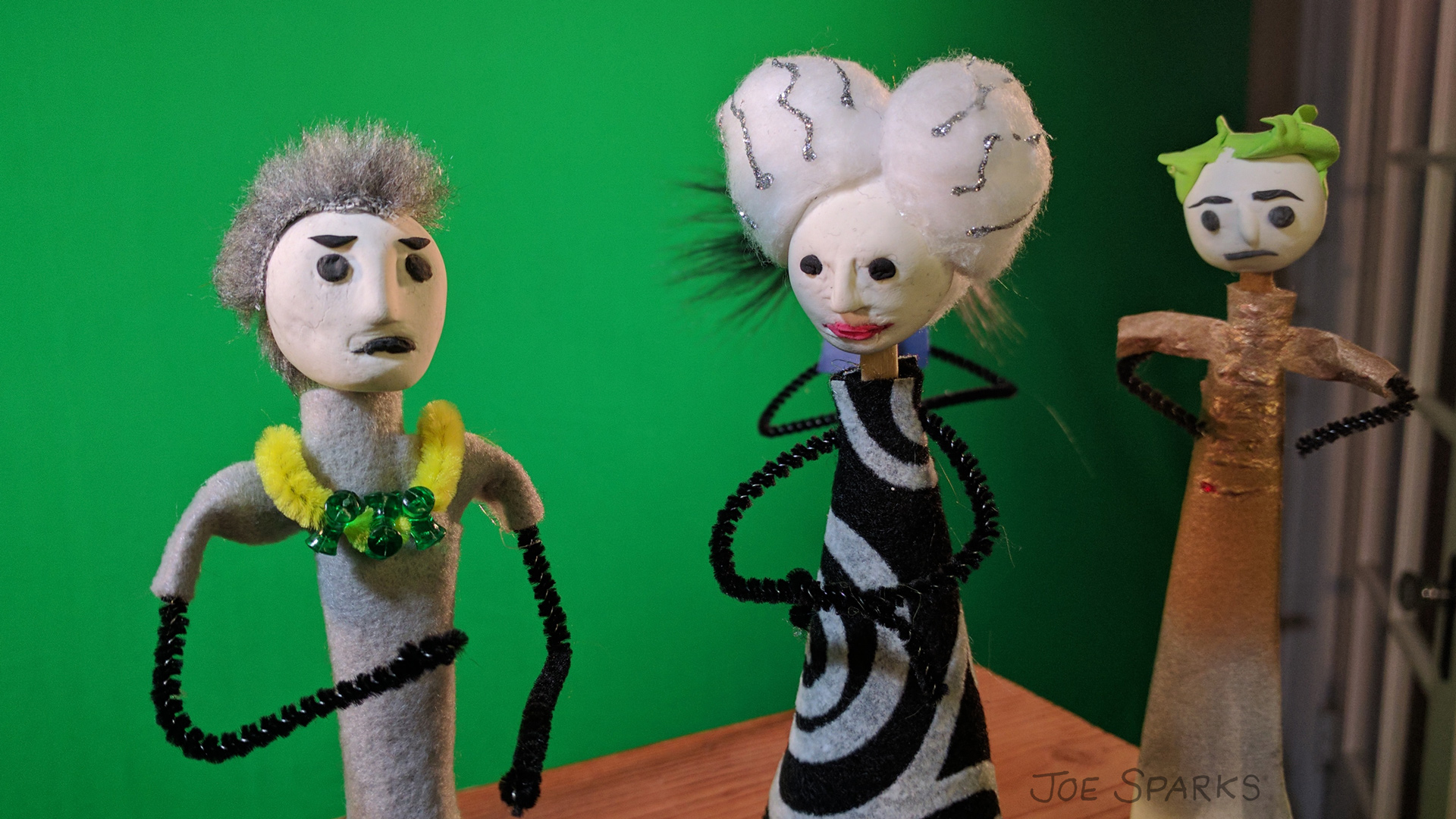 handmade puppets for video animation