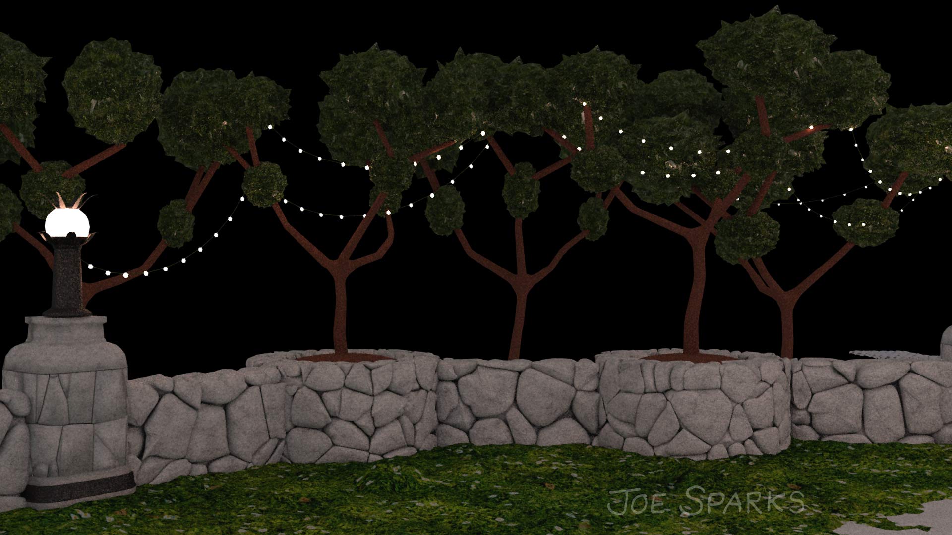 trees in Blender 3D
