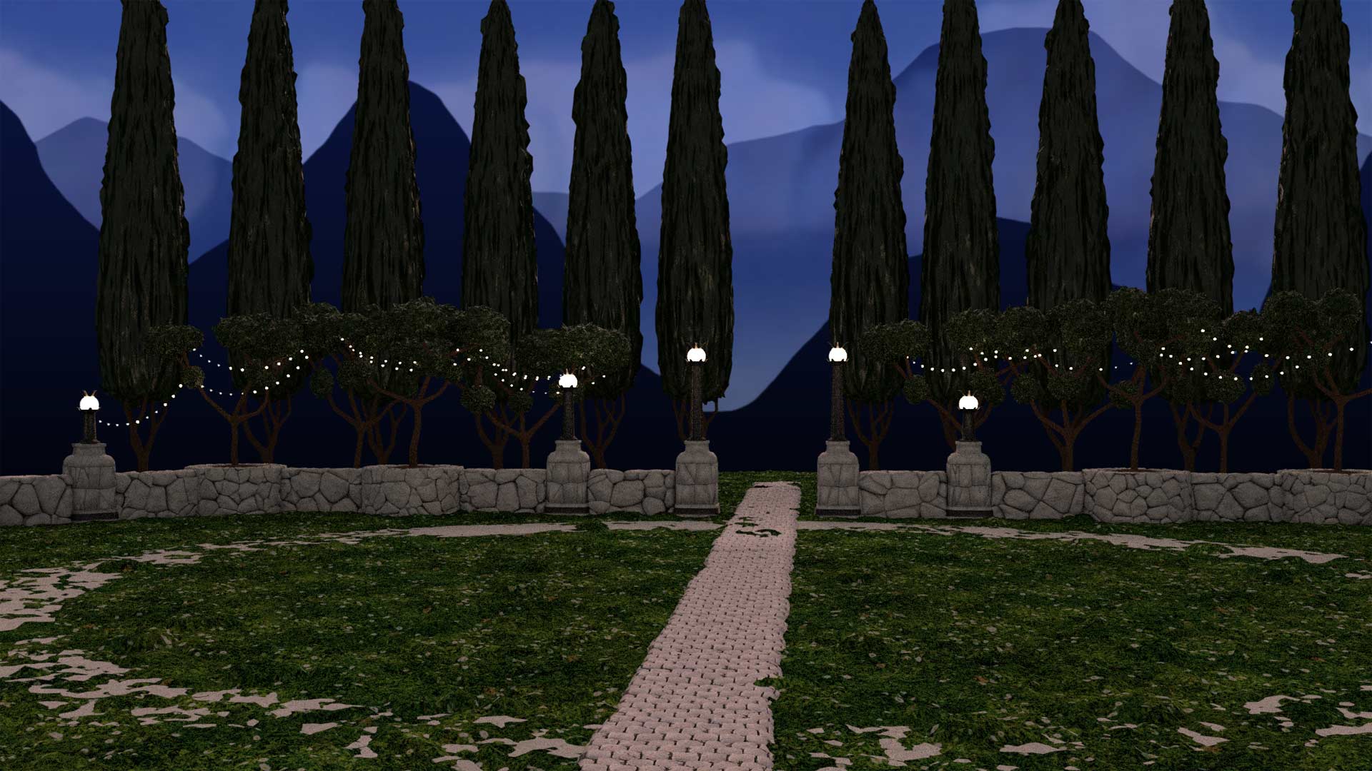 Park 3D Sky 2D